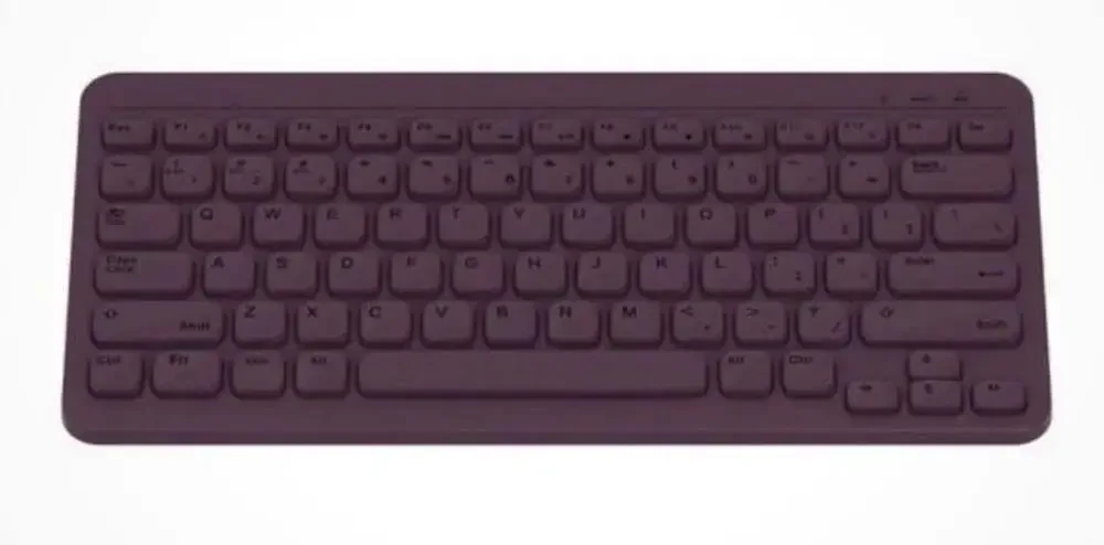 NORTH Compact Square Key Wireless Keyboard - Plum